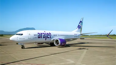 Arajet recibe su aeronave número 13 "Isabel de Torres" en Puerto Plata
