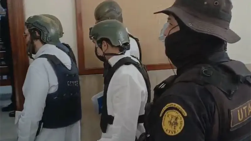 Trasladan a imputados de presunto desfalco en Senasa para conocer medida de coerción