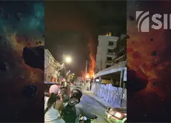 Bomberos controlan incendio tras explosión en torre de Villa Marina