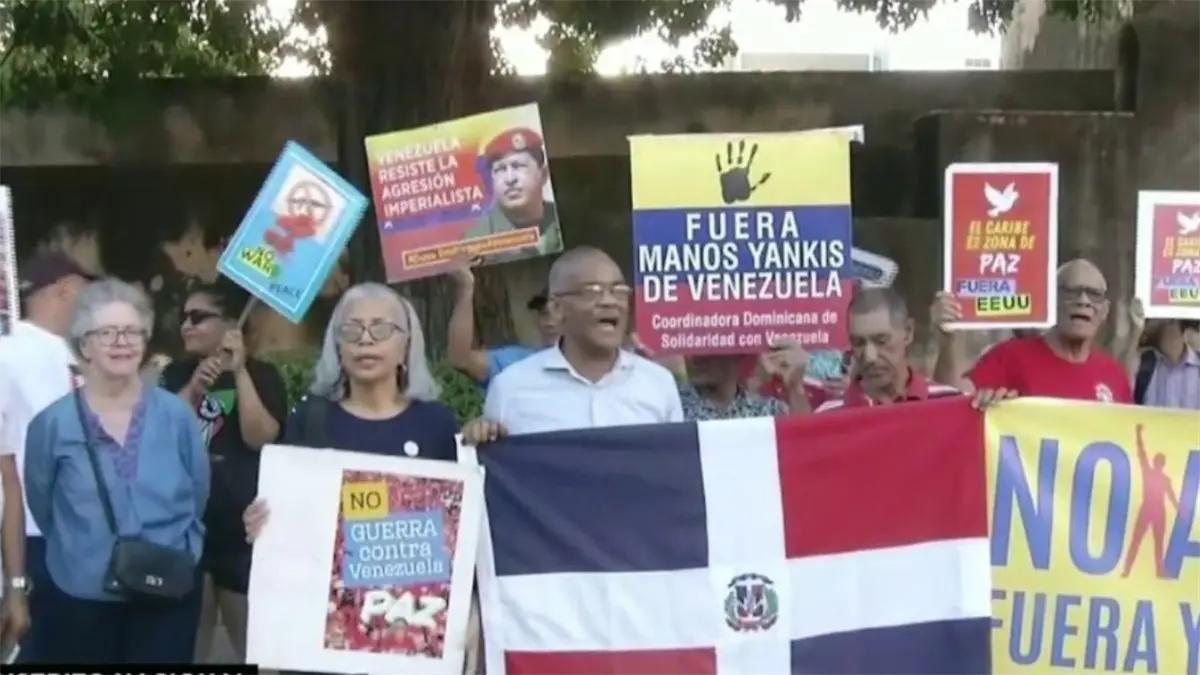 Protestan contra la presencia militar estadounidense en RD