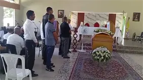 Velan en Santiago los restos de monseñor Rafael Leónidas Felipe