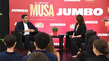 Jumbo apoya el lanzamiento del libro "El Método Musa", una guía para construir mejores líderes Jumbo apoya el lanzamiento del libro "El Método Musa", una guía para construir mejores líderes