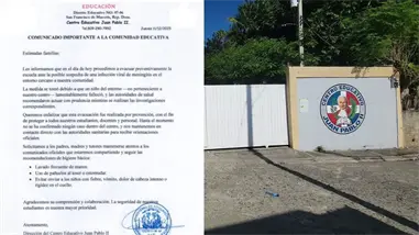 Tras sospecha de infecci&oacute;n viral evac&uacute;an escuela Juan Pablo II en San Francisco de Macor&iacute;s