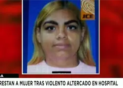 Arrestan a mujer tras violento incidente en el Hospital Morillo King en La Vega