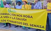 Frente Amplio realiza sexta caminata protesta por corrupción en Senasa y salida de fuerzas militares extranjeras