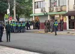 Amplio despliegue policial en el Palacio de Justicia ante decisión judicial por caso Senasa