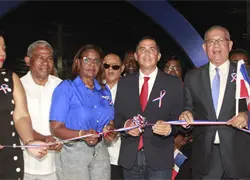 Alcalde Osvaldo Rodríguez  inaugura Plaza Los Trinitarios en Haina como homenaje a los Padres de la Patria y la gesta independentista