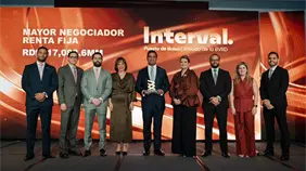 Interval Puesto de Bolsa es reconocido por quinto a&ntilde;o como Mayor Negociador de Renta Fija