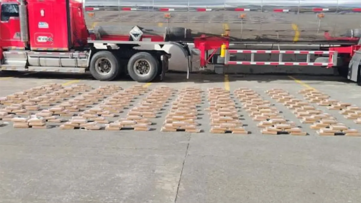 Decomisan en el norte de Ecuador 555 kilos de cocaína que estaban ocultos en un camión