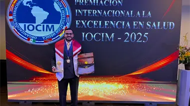 Reconocen al doctor Juli&aacute;n Rodr&iacute;guez en Premiaci&oacute;n de Salud Internacional de IOCIM