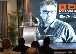 Boris Mu&ntilde;oz alerta sobre p&eacute;rdida de criterio en periodismo durante evento en Rep&uacute;blica Dominicana