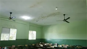 Comunidad educativa de Haina alerta sobre riesgos en escuela Pura Rijo de Rivera por deterioro de aulas