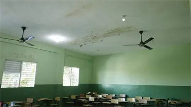 Comunidad educativa de Haina alerta sobre riesgos en escuela Pura Rijo de Rivera por deterioro de aulas