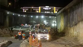 Presidente Abinader supervisa avances del t&uacute;nel bajo Plaza de la Bandera