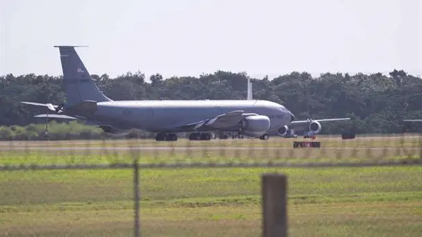 Avión cisterna KC-135R de EE.UU. realiza vuelo estratégico desde República Dominicana al Caribe