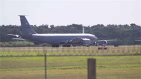 Avi&oacute;n cisterna KC-135R de EE.UU. realiza vuelo estrat&eacute;gico desde Rep&uacute;blica Dominicana al Caribe