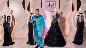 Dise&ntilde;ador Eddy Rambaldy presenta su colecci&oacute;n 2025 en los Premios Fashion Top Models Internacional