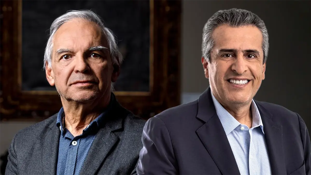 Los exministros colombianos Ricardo Bonilla (Hacienda) y Luis Fernando Velasco.