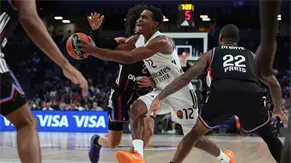 95-90: El Real Madrid gana una vibrante batalla ofensiva al Par&iacute;s Basketball