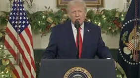 Donald Trump abre discurso con cr&iacute;ticas a inmigraci&oacute;n y destaca logros en EE.UU.
