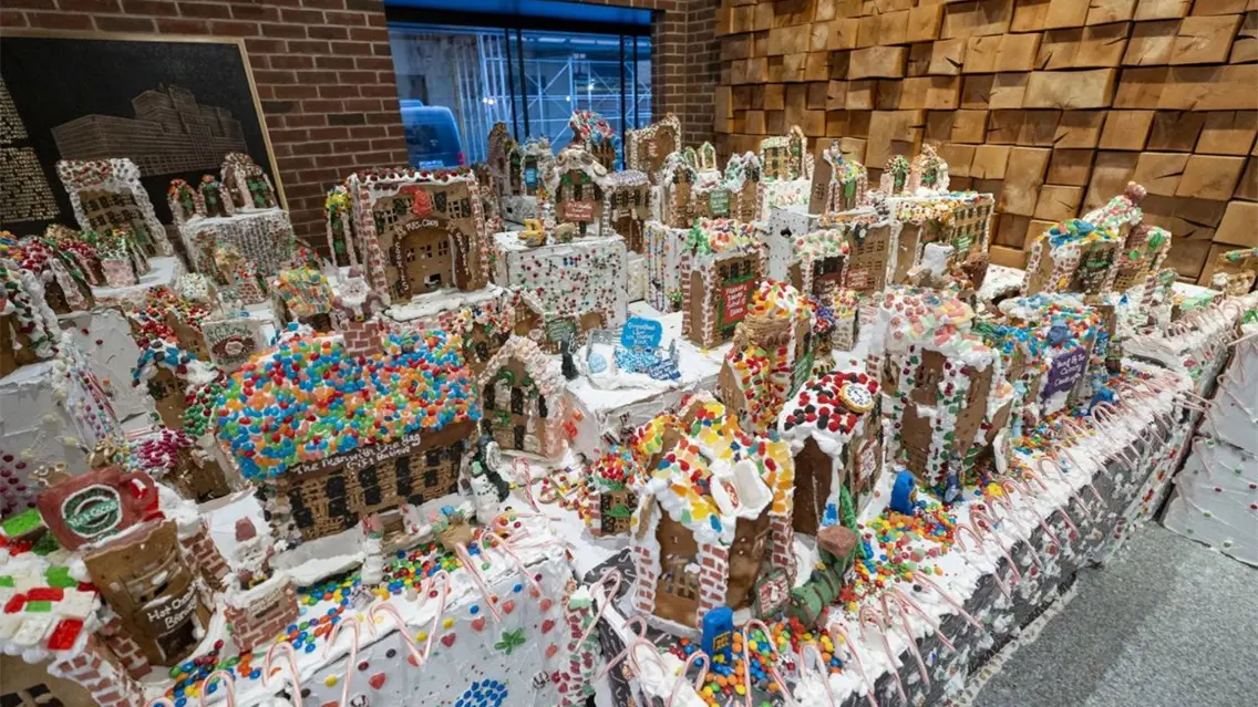 El pueblo de pan de jengibre m&aacute;s grande del mundo regresa estas Navidades a Nueva York