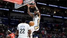 Los Pelicans remontan 25 puntos y dan la sorpresa contra los Rockets