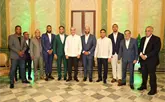 Presidente Luis Abinader encabez&oacute; encuentro con peloteros dominicanos de Grandes Ligas en Palacio Nacional