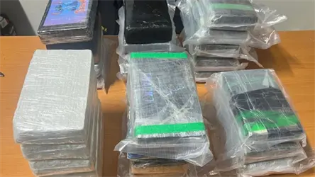 DNCD captura dos alemanes e incauta en el AILA otros 28 paquetes presumiblemente cocaína