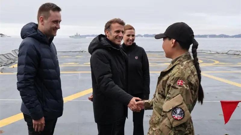 Macron sale en defensa de la soberanía danesa de Groenlandia frente a Trump