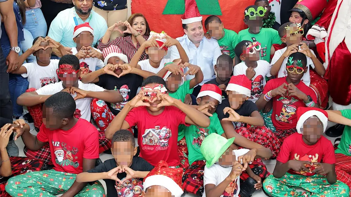 MINPRE y CONANI llevan la Navidad a niños acogidos en hogar de paso del Distrito Nacional