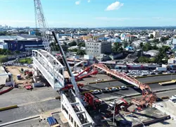 Obras P&uacute;blicas habilita nuevos retornos y ampl&iacute;a puente para mejorar el tr&aacute;nsito en la Autopista Duarte