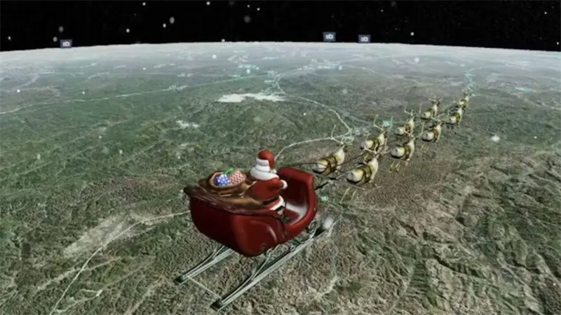 Santa Claus en la mira del Pentágono: 70 años rastreando su trineo por un error