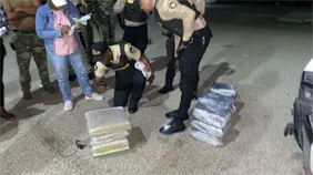 Interceptan hombre a bordo de veh&iacute;culo con 78 libras presumiblemente marihuana