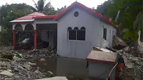Explota matriz del acueducto Cibao Central en  el municipio Sabana Iglesia