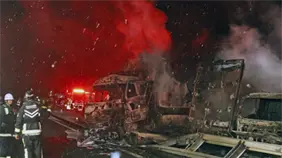 Un muerto y 26 heridos en un accidente con m&aacute;s de 50 veh&iacute;culos al noroeste de Tokio