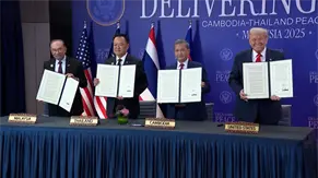 Estados Unidos celebra el acuerdo de paz entre Tailandia y Camboya