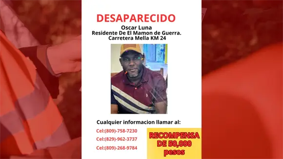 Familia de Oscar Luna ofrece recompensa de 50 mil pesos por informaci&oacute;n sobre su paradero
