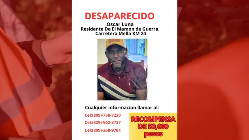Familia de Oscar Luna ofrece recompensa de 50 mil pesos por informaci&oacute;n sobre su paradero