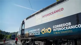 El tren Trans&iacute;stmico se descarrila en el estado mexicano de Oaxaca