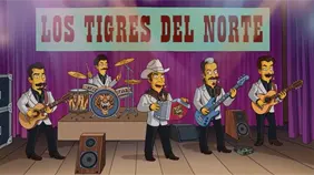 Los Tigres del Norte llegan a Los Simpson antes de su concierto en Santo Domingo Los Tigres del Norte llegan a Los Simpson antes de su concierto en Santo Domingo