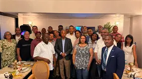 Celebran desayuno navide&ntilde;o en Santo Domingo Este