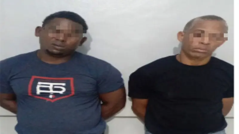 Apresan hombres intentado robar en establecimiento comercial de Villa Mella, SDN