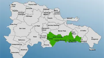 COE coloca cuatro provincias en alerta verde por incidencia de vaguada durante fin de año