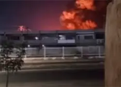 Planta qu&iacute;mica incendiada en Venezuela niega haber sido blanco de ataque de Trump