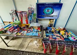 Autoridades decomisan m&aacute;s de 3,800 fuegos artificiales ilegales en Santiago