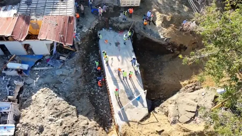 CORAASAN e INAPA concluyen reparación de avería en Sabana Iglesia; el suministro ya fue restablecido