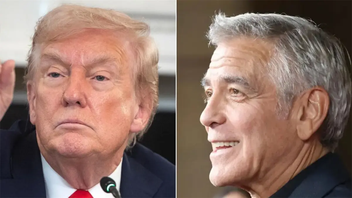Donald Trump y George Clooney.
