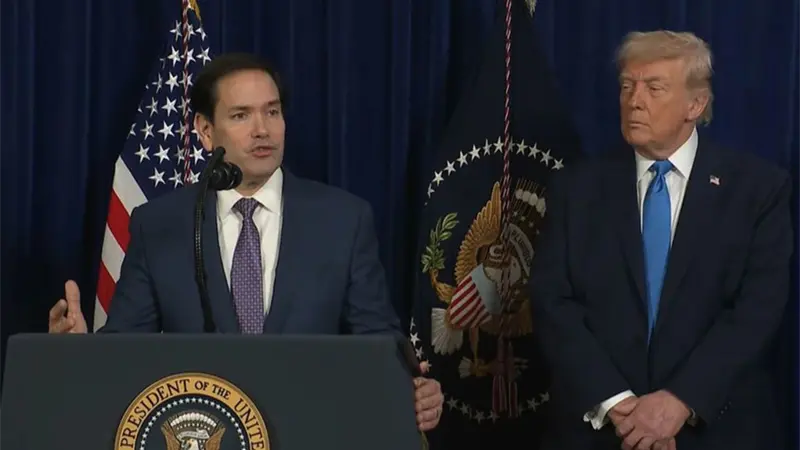 Trump aclara que Rubio está hablando con Delcy Rodríguez en Venezuela