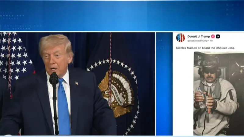 Trump: El dictador Maduro finalmente ha sido derrocado en Venezuela, el pueblo es libre