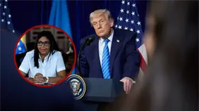 Trump dice que no desplegar&aacute; tropas en Venezuela si Delcy hace lo que queremos